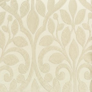 Rhine Ivory by Norbar Designer Fabric 100% POLYESTER CHINA 21 3/4"V 14 3/4"H 58 - Swanky Fabrics -