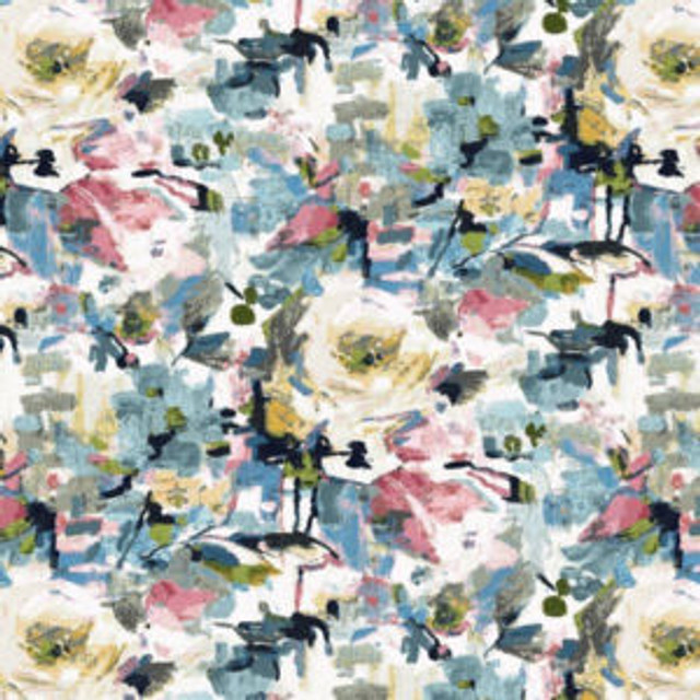 Rizzo English Garden by Norbar Designer Fabric PRISM CARNIVAL 100% COTTON TURKEY 25"V 27"H 54 - Swanky Fabrics -