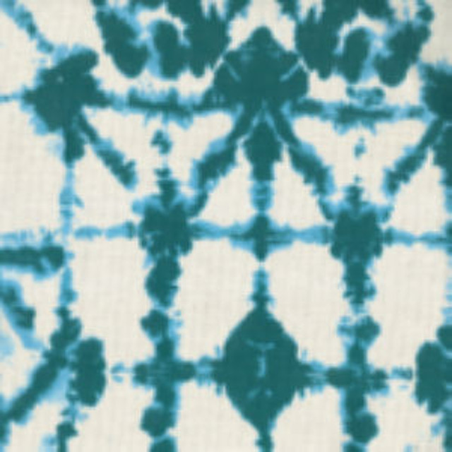 Suzy Turquoise by Norbar Designer Fabric 55% LINEN / 45% COTTON CHINA 27"V 27"H 56" - Swanky Fabrics -