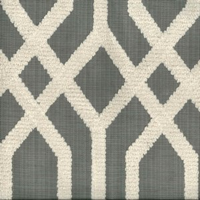 Tate Gunmetal by Norbar Designer Fabric 66% POLYESTER 30% COTTON INDIA 9 1/2"V 8 1/2"H 51 - Swanky Fabrics -