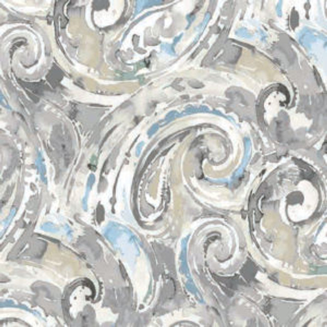 Vanderbilt Frost by Norbar Designer Fabric 100% COTTON KOREA 17 1/2"V 18"H 54 - Swanky Fabrics -