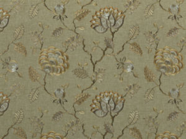 Wilder Linen 196 by Norbar Designer Fabric 52% POLYESTER 48% COTTON INDIA 12 1/2"V 17"H 51 - Swanky Fabrics -