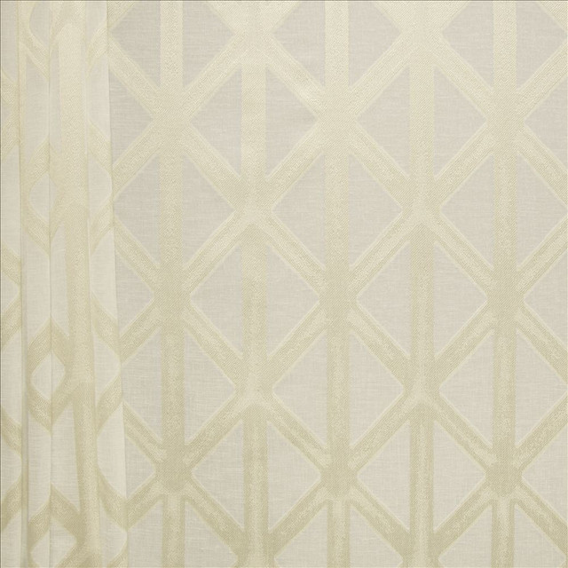 Frankie Ivory  by Kasmir Designer Fabric 1465 100% Polyester
 TURKEY Not Tested Horizontal: 7 5/8 inches and Vertical: 7 6/8 inches 118  - Swanky Fabrics -