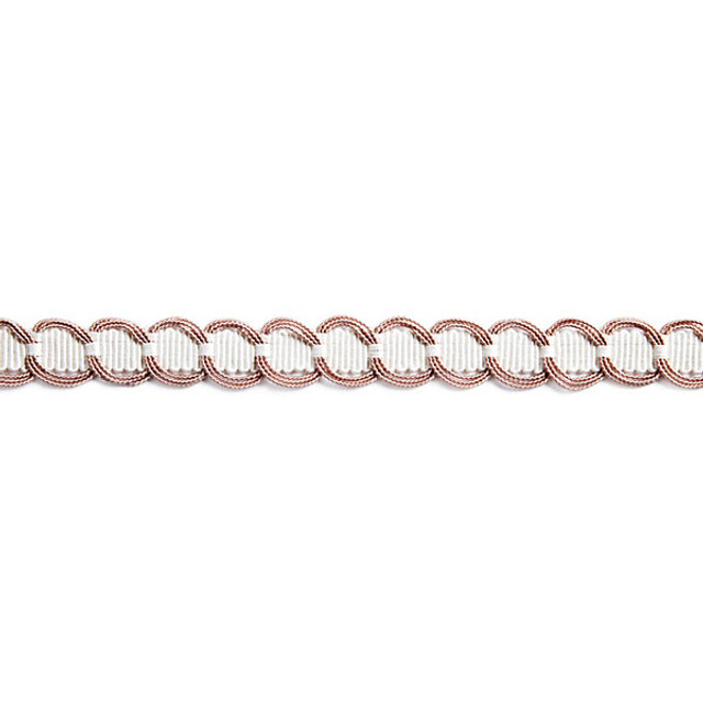 Crescent Braid/Petal V1248-003 by Scalamandre Trim Designer Trim SUPPLIERS WAREHOUSE U.S.A. 56% FIBRANNE 28% COTTON 16% RAYON CHINA LIGHT DUTY Horizontal: 0.875" and Vertical: 0" 1.25" - Swanky Fabrics -