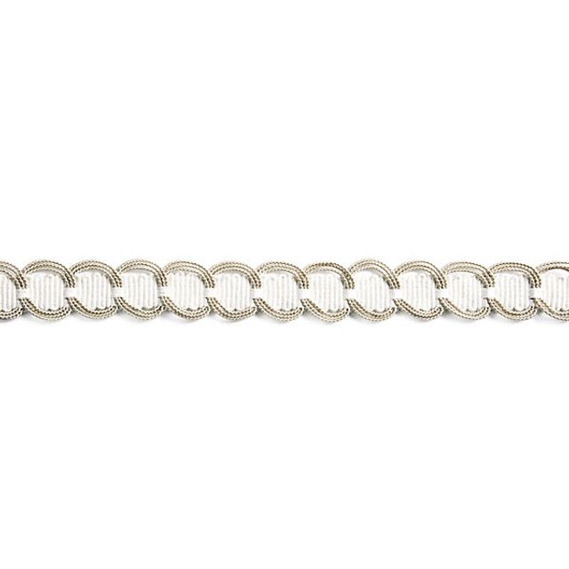 Crescent Braid/Latte V1248-002 by Scalamandre Trim Designer Trim SUPPLIERS WAREHOUSE U.S.A. 56% FIBRANNE 28% COTTON 16% RAYON CHINA LIGHT DUTY Horizontal: 0.875" and Vertical: 0" 1.25" - Swanky Fabrics -