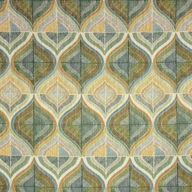 Alexa Verdant by Norbar Designer Fabric 100% POLYESTER TURKEY 18"V 6 3/4"H 54" - Swanky Fabrics -