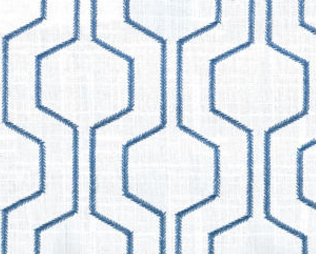 Cecil Ocean by Norbar Designer Fabric 98% POLYESTER 2% NYLON CHINA 4 1/2"V 4 1/4"H 51 - Swanky Fabrics -