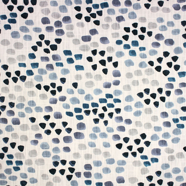 Paxton Indigo by Norbar Designer Fabric 100% COTTON PAKISTAN 25 1/4"V 27"H 54" - Swanky Fabrics -