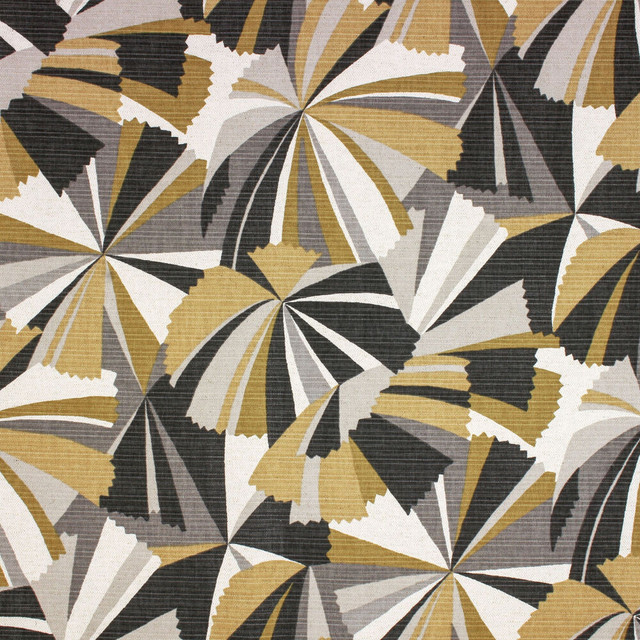 Tulsa Onyx by Norbar Designer Fabric 80% COTTON 20% LINEN ISRAEL 25 1/4"V 13 1/3"H 54 - Swanky Fabrics -