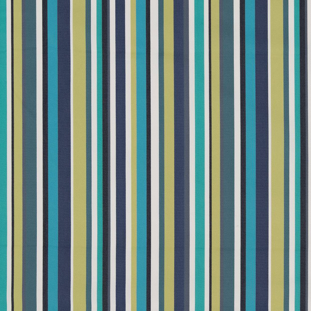 D1424 Mirage Stripe by Charlotte Designer Fabric Vibrant Wovens 100% Woven Polypropylene Europe Exceeds 100,000 Wyzenbeek Rubs (Heavy Duty) Vertical 9.5" 54 Inches - Swanky Fabrics -
