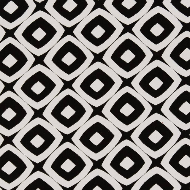 D1456 Onyx Mayan by Charlotte Designer Fabric Vibrant Wovens 100% Woven Polypropylene Europe Exceeds 100,000 Wyzenbeek Rubs (Heavy Duty) Horizontal 4.5" x Vertical 4" 54 Inches - Swanky Fabrics -