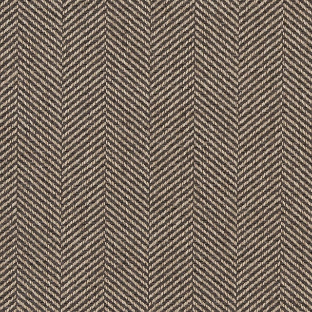 D1232 Slate Chevron by Charlotte Designer Fabric Mid Century Textures 100% Woven Polyester China Exceeds 100,000 Wyzenbeek Rubs (Heavy Duty) Horizontal 2.75" 54 Inches - Swanky Fabrics -