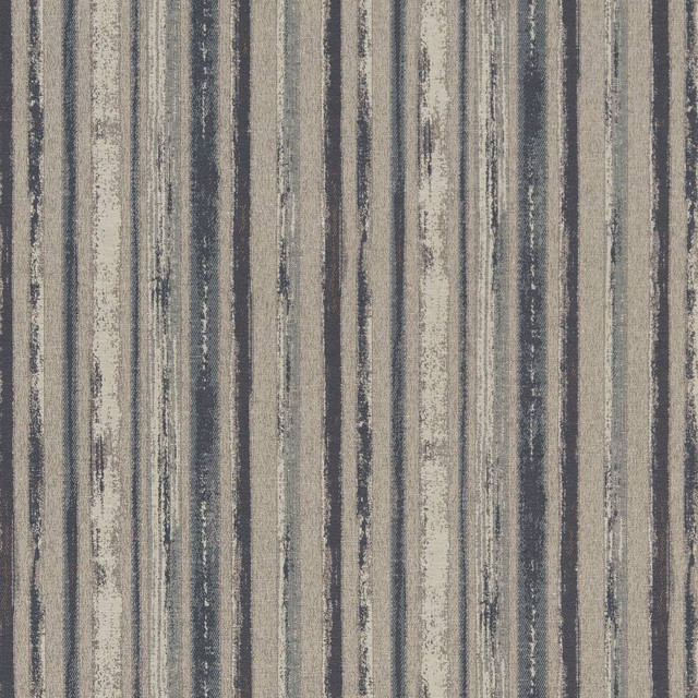 R340 Cobalt Stripe by Charlotte Designer Fabric Ringpage 12b 50% Polyester, 40% Cotton, 10% Acrylic Spain Exceeds 60,000 Wyzenbeek Rubs (Heavy Duty) Horizontal 7" 54 Inches - Swanky Fabrics -