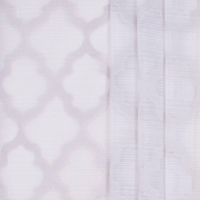 Framed Out Ash by Carole Designer Fabric Sheer Marvel 100% Polyester TURKEY N/A </p><p>Repeat: 7 5/8" V, 5 1/8" H 118" - Swanky Fabrics -