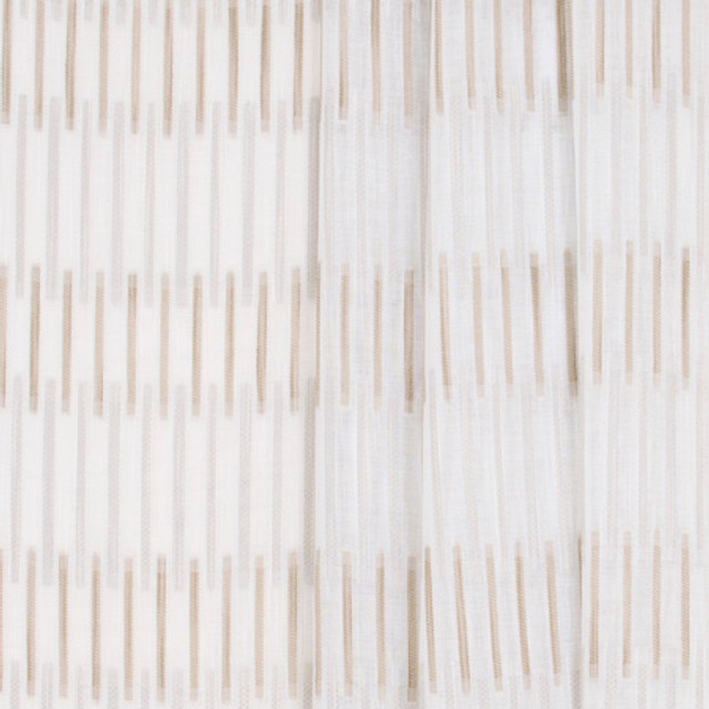 Roped Around Taupe by Carole Designer Fabric Sheer Marvel 100% Polyester TURKEY N/A </p><p>Repeat: 7 1/2" V, 7/8" H 118" - Swanky Fabrics -