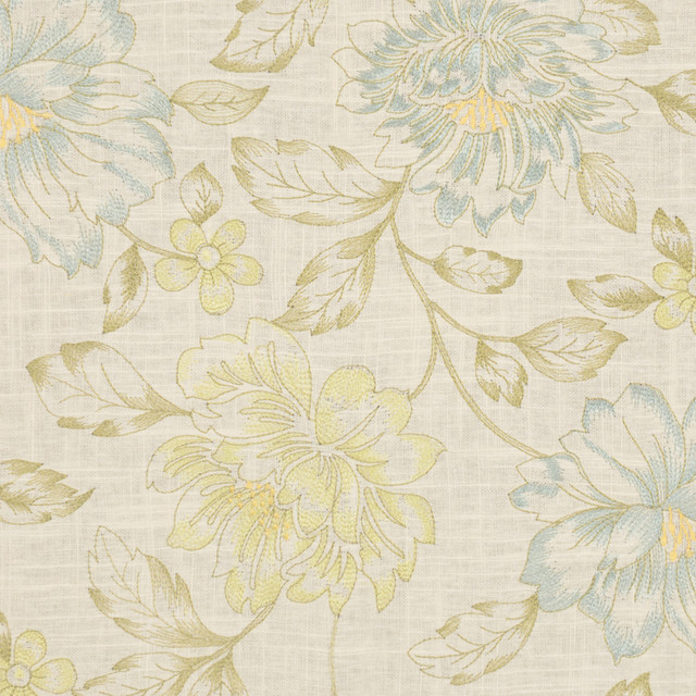 2193Cb Seagrass by RM CoCo Designer Fabric Birds of a Feather 53% Viscose 47% Linen 12000 Horizontal: 13 and Vertical: 15.7 54 - Swanky Fabrics -