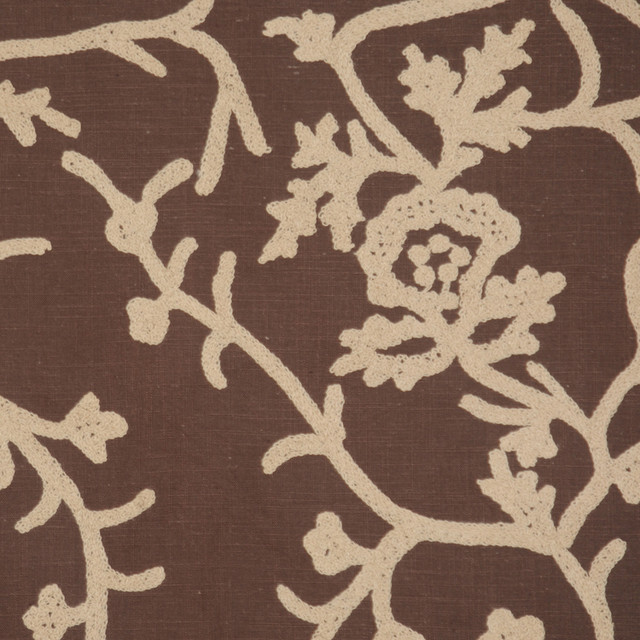 Winsted Mocha by RM CoCo Designer Fabric Berkshires 100% COTTON Horizontal: 11.75 and Vertical: 11.75 51 - Swanky Fabrics -
