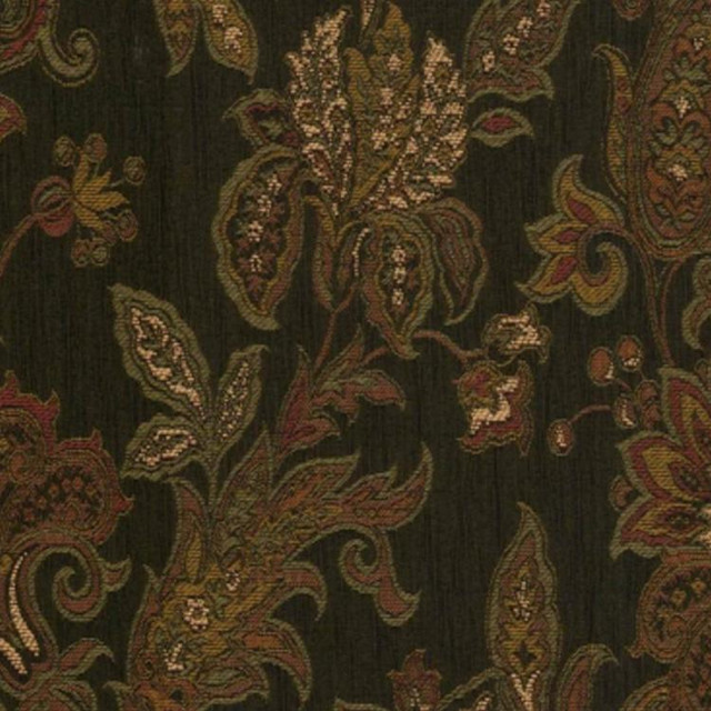 Cagney Onyx by RM CoCo Designer Fabric Color Festival - Earth 41% RAYON 37% POLY 22% COTTON Horizontal: 13.75 and Vertical: 25.75 55 - Swanky Fabrics -