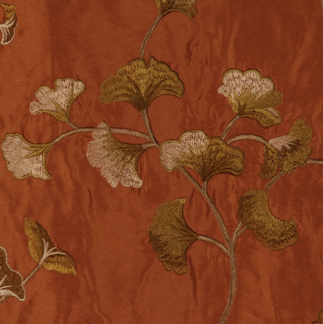 Frost Terracotta 53.5 by RM CoCo Designer Fabric Storytellers 50% Rayon 27% Nylon 23% Poly Horizontal: 13.5 and Vertical: 11 54 - Swanky Fabrics -