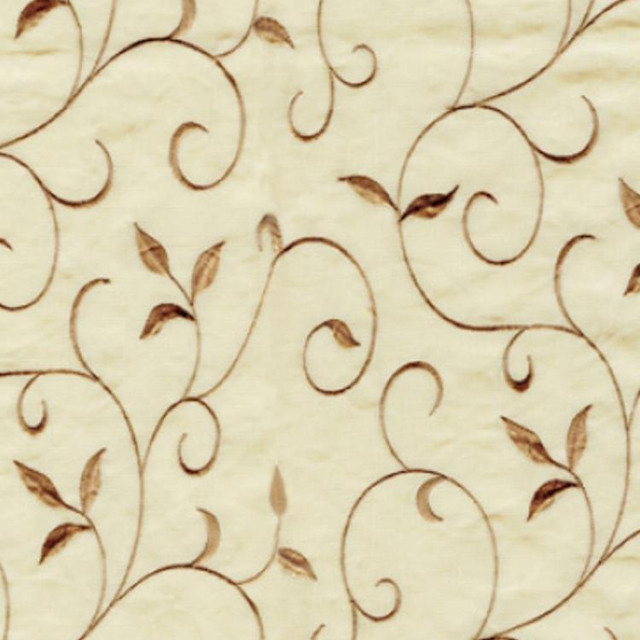 Atrium Toast by RM CoCo Designer Fabric Color Parade - Wind - Wesco 52% Poly 48% Nyln Emb: 100% Rayn Horizontal: 7 and Vertical: 5.5 56 - Swanky Fabrics -