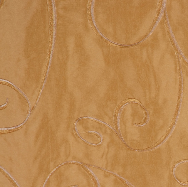 Dauphine Soft Gold by RM CoCo Designer Fabric Parisian Nights 55% Polyester 45% Nylon Horizontal: 10.25 and Vertical: 11 53 - Swanky Fabrics -