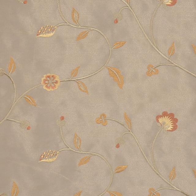 Spode Cinnamon by RM CoCo Designer Fabric Chinatown 100% Polyester Horizontal: 10.38 and Vertical: 6.375 54 - Swanky Fabrics -