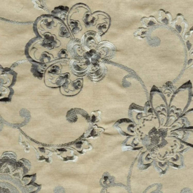 Josie Bluestone by RM CoCo Designer Fabric Color Wheel - Water 100% Polyester Horizontal: 26 and Vertical: 15 52 - Swanky Fabrics -