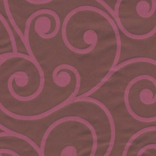 Festoon Plum by RM CoCo Designer Fabric Color Parade - Fire - Wesco 100% POLYESTER Horizontal: 13.5 and Vertical: 14 54 - Swanky Fabrics -