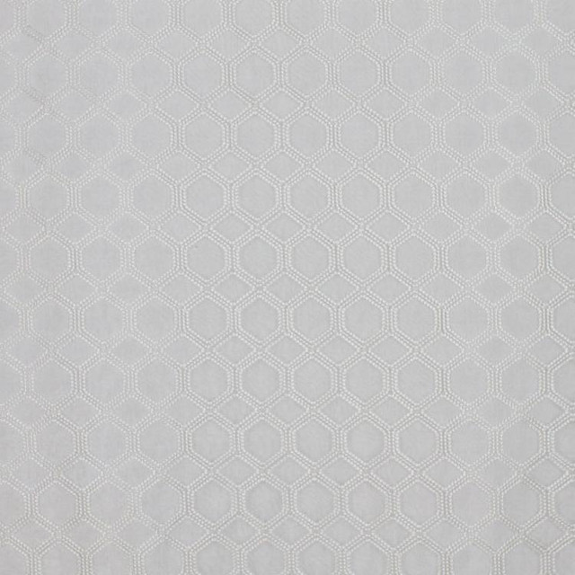 Bosley Snow by RM CoCo Designer Fabric Window Dressing 100% POLYESTER Horizontal: 2.63 and Vertical: 3.25 52 - Swanky Fabrics -