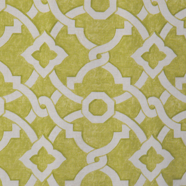 Twist Green Tea by RM CoCo Designer Fabric The Print Shop 100% COTTON Horizontal: 13.5 and Vertical: 13.5 54 - Swanky Fabrics -