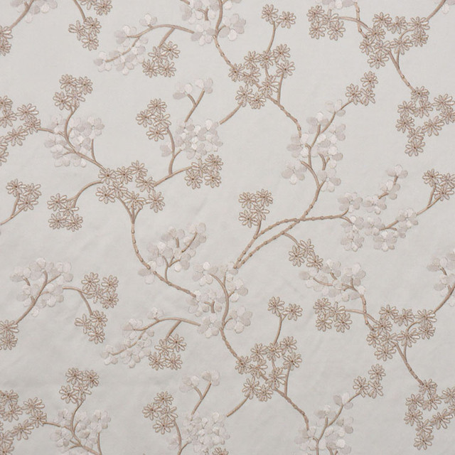 A0354 Pearl by RM CoCo Designer Fabric Feng Shui 39% Poly 36% Viscose 25% Cotton Horizontal: 13 and Vertical: 9.25 55 - Swanky Fabrics -