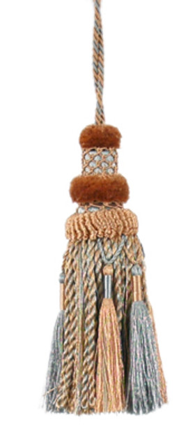 T1029 Key Tassel Key Tassel 102 by RM CoCo Designer Fabric Life Styles Trim Book Horizontal: 0 and Vertical: 0 0 - Swanky Fabrics -