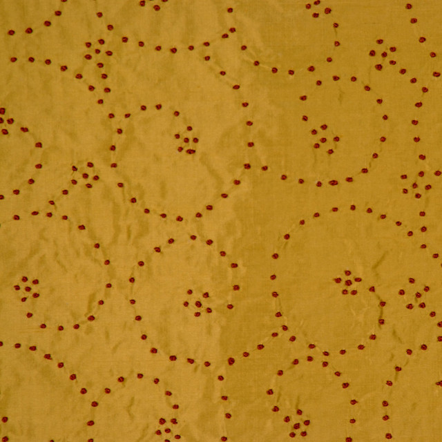 W079106 43 by RM CoCo Designer Fabric Sunspark 100% Silk Horizontal: 6.25 and Vertical: 6.25 54 - Swanky Fabrics -
