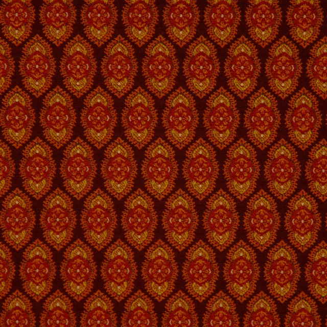 W07941 10 by RM CoCo Designer Fabric Ancient Rouge 39% Polyr 34% Rayon 27% Cotton 27000 Horizontal: 1.125 and Vertical: 3 54 - Swanky Fabrics -