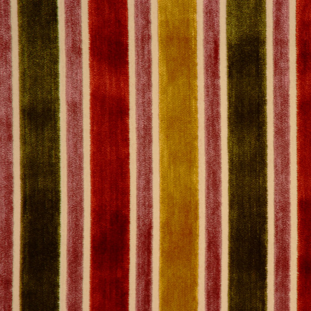 W08943 3 by RM CoCo Designer Fabric Radiant Ruby 55% Polyester 45% Viscose Horizontal: 7 and Vertical: 0 55 - Swanky Fabrics -