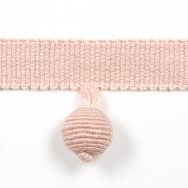 Le Lin Beaded Fringe - Cadilac by Europatex Designer Fabric Le Lin Collection 63% Linen / 37% Rayon China See Sample Horizontal: N/A and Vertical: N/A 1.46 inches  - Swanky Fabrics -