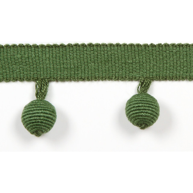 Le Lin Beaded Fringe Grasshopper by Europatex Designer Fabric Le Lin Collection 63% Linen, 37% Rayon China Horizontal: N/A and Vertical: N/A 1.46" - Swanky Fabrics -