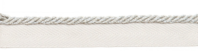 Le Lin Metallic Micro Cord Ice by Europatex Designer Fabric Le Lin Collection 42% Fibranne, 33% Rayon, 25% Metallic Yarns China Horizontal: N/A and Vertical: N/A 1/8" - Swanky Fabrics -