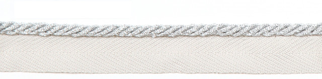Le Lin Metallic Micro Cord Silver by Europatex Designer Fabric Le Lin Collection 42% Fibranne, 33% Rayon, 25% Metallic Yarns China Horizontal: N/A and Vertical: N/A 1/8" - Swanky Fabrics -