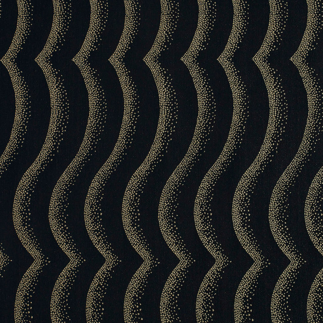 Tariffa Navy by Europatex Designer Fabric Social Affair 100% Polyester China Horizontal: 2.5" and Vertical: 26" 110" - Swanky Fabrics -
