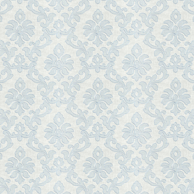 Clinton 3 Blue by Stout Designer Fabric RAINBOW LIBRARY HORIZON/LAKE 100%COT %VEMB INDIA </p><p>Repeat: 15 51 in - Swanky Fabrics -