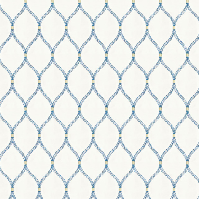 Fathom 2 Bluebird by Stout Designer Fabric COLOR MY WINDOW BLUE/NAVY 80%SVI 20%POL %REMB INDIA </p><p>Repeat: 7.5 51 in - Swanky Fabrics -