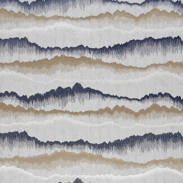 Herndon 3 Slate by Marcus William Designer Fabric KAI/MARCUS WILLIAM ARAVALLI 73%POL 27%SVI INDIA </p><p>Repeat: 15.375 50.75 in - Swanky Fabrics -