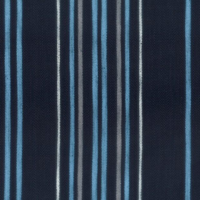 Vega 3 Navy by Stout Designer Fabric RAINBOW LIBRARY INK/SAPPHIRE 54%COT 46%LIN INDIA </p><p>Repeat: 0 58 in - Swanky Fabrics -