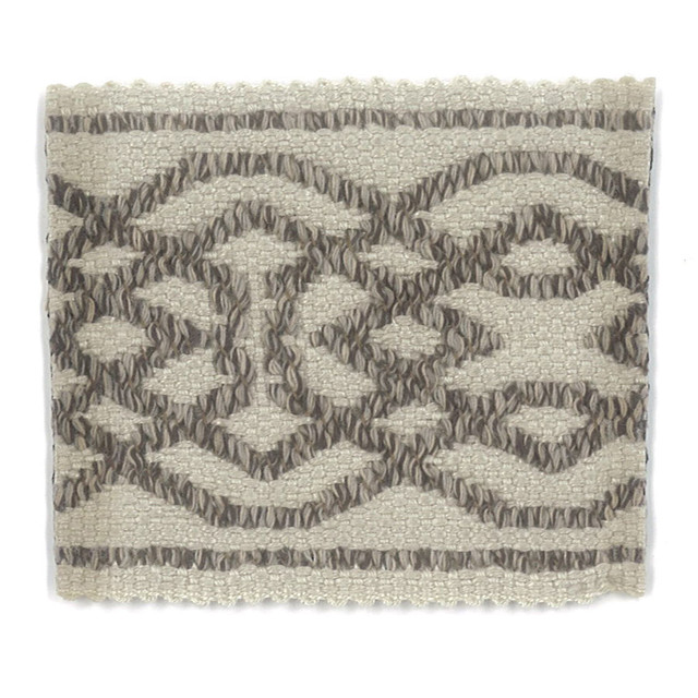 Birkhoff 3 Flint by Stout Designer Trim TREND ALERT 41%COT 34%LIN 22%SVI 3%POL CHINA </p><p>Repeat: 0 2.38 in - Swanky Fabrics -