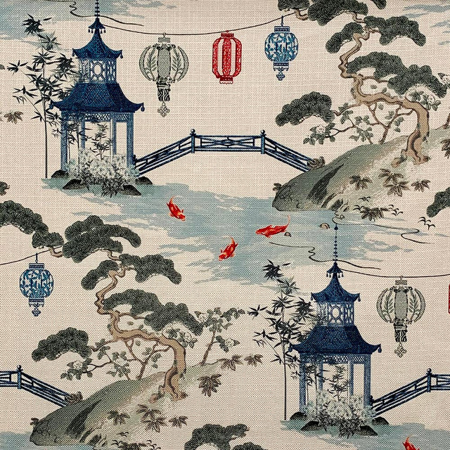 Novalee Multi by Magnolia Designer Fabric - 100% Poly China 40000 Horizontal: 27.5 and Vertical: 27.5 56" - Swanky Fabrics - Novalee Multi by Magnolia Designer Fabric - 100% Poly China 40000 Horizontal: 27.5 and Vertical: 27.5 56" - Swanky Fabrics -