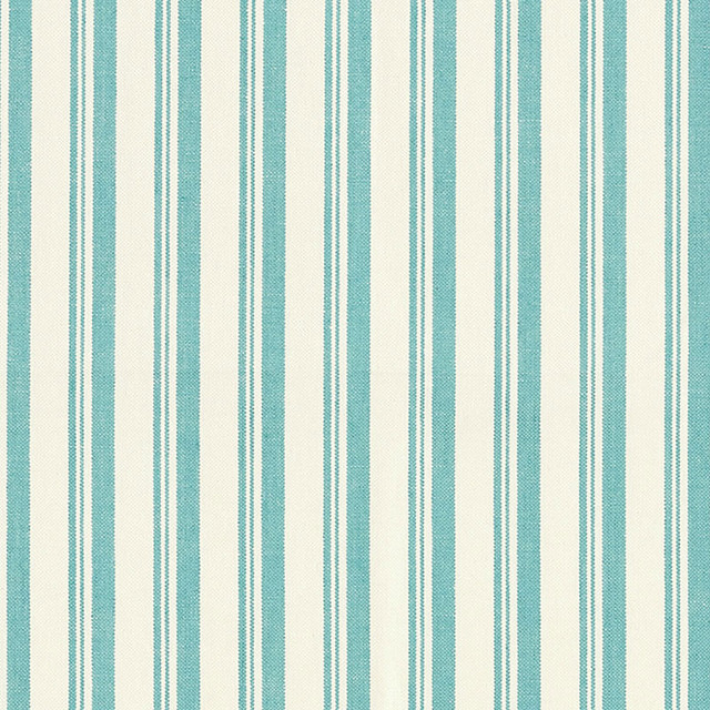 Capri Aqua/White 69444 by Schumacher Designer Fabric MILES REDD See Sample ITALY - </p><p>Repeat: Horizontal: 1 5/8" (4CM) and Vertical: - 60" (152CM) - Swanky Fabrics -
