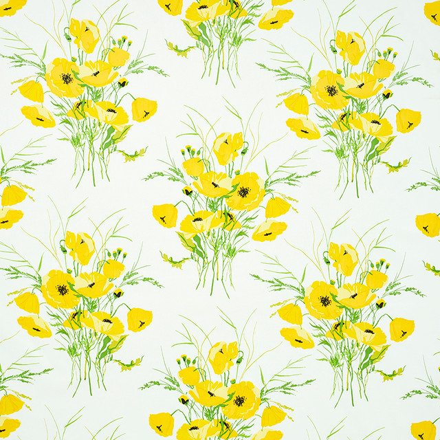 Joni Chintz Yellow 179060 by Schumacher Designer Fabric FLOWER POWER See Sample UNITED STATES OF AMERICA MEDIUM DURABILITY </p><p>Repeat: Horizontal: 27" (69CM) and Vertical: 21 1/2" (55CM) 54" (137CM) - Swanky Fabrics -