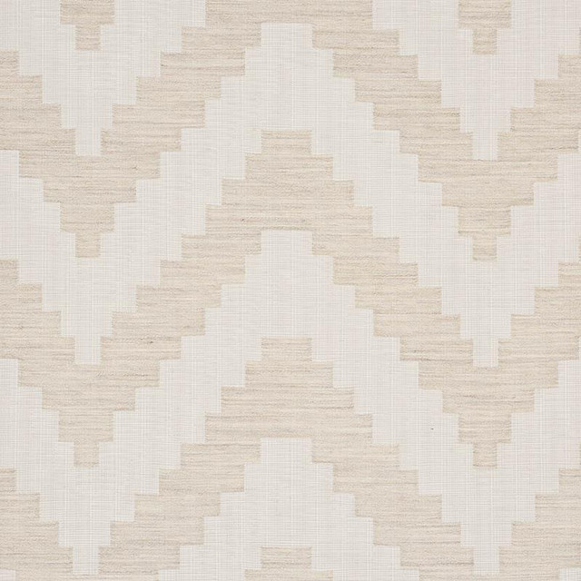 Verne Natural 76530 by Schumacher Designer Fabric World View 13.62" - Swanky Fabrics -