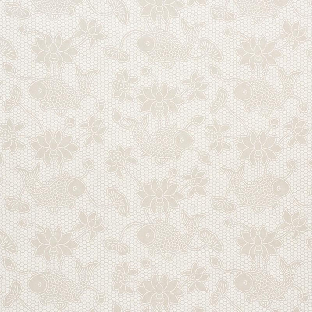 Lotus Batik Natural 5009750 by Schumacher Designer Wallpaper Isola Indoor/Outdoor 14.25" - Swanky Fabrics - Lotus Batik Natural 5009750 by Schumacher Designer Wallpaper Isola Indoor/Outdoor 14.25" - Swanky Fabrics -